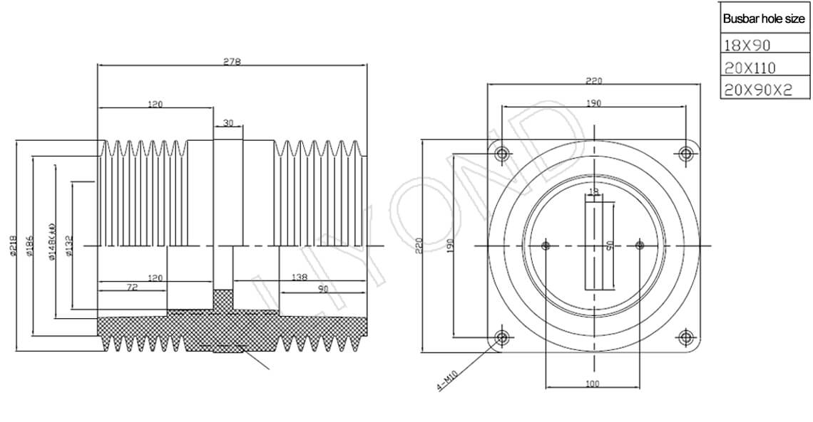 bushing drawing 