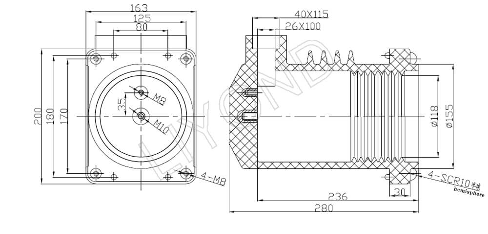 contact box drawing 