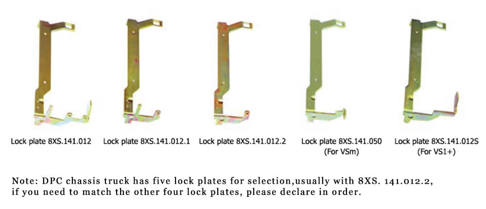 Lock plate for Chasis Truck